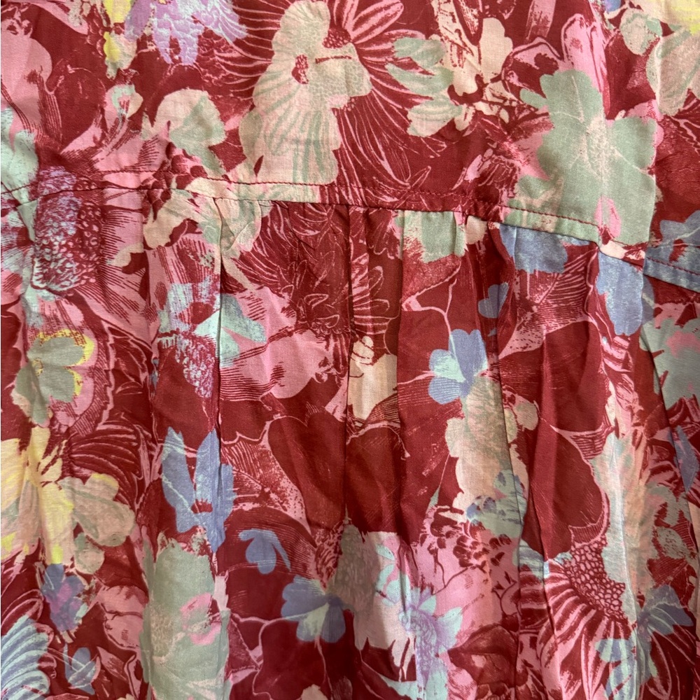 Anthropologie The Romy Relaxed Fit Button Down Shirt by Pilcro. - Picture 6 of 11